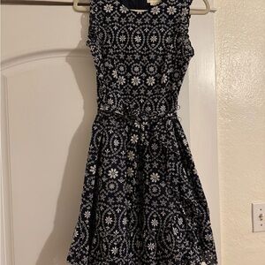 Kate Spade Navy and White Floral Dress